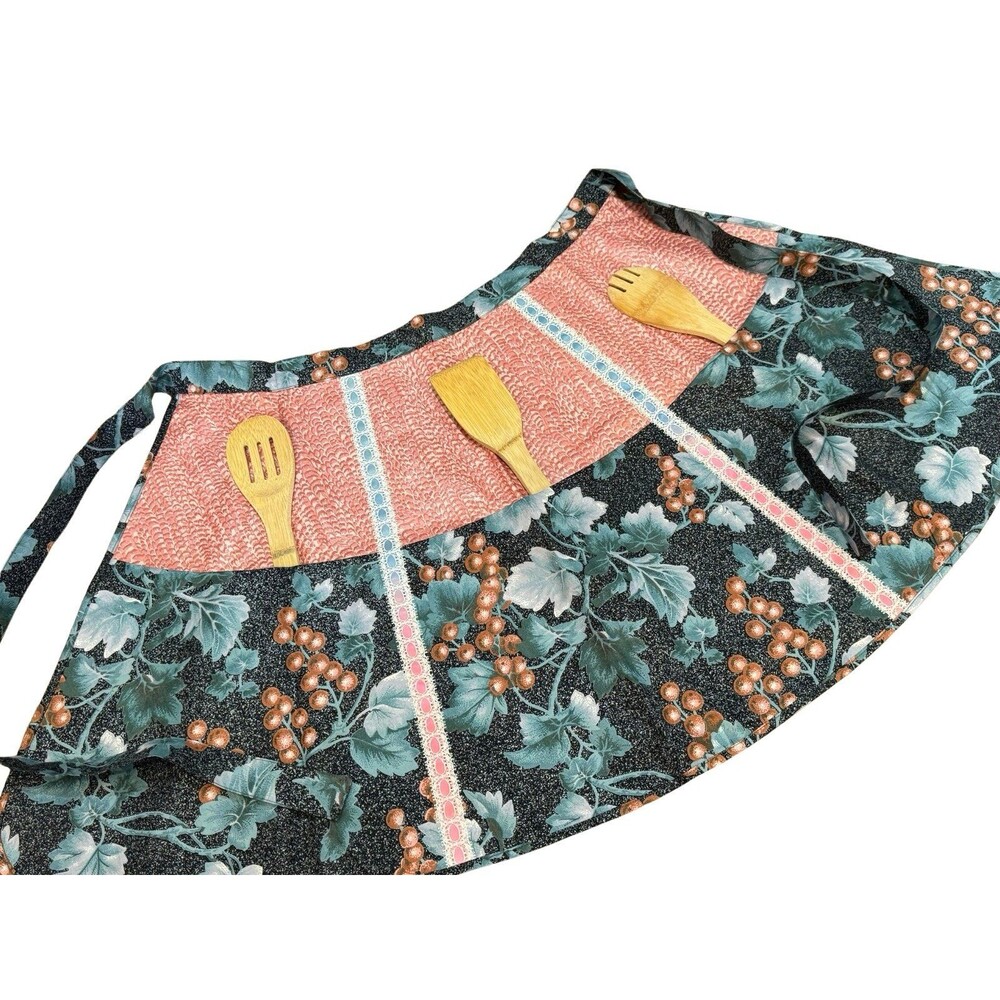 Vintage 50’s 60’s Retro Handmade Apron One-of-a-kind!